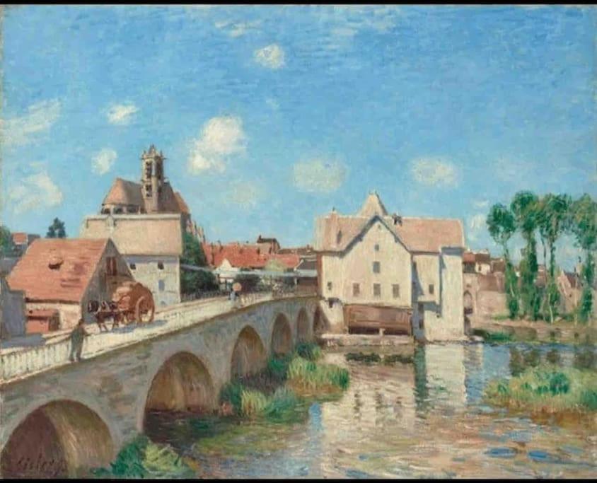 Beautiful F2 Apartment 5 Stops By Train From Paris Moret-sur-Loing Kültér fotó